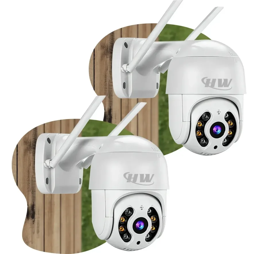 Kit 2 Câmeras WiFi PTZ ICSEE